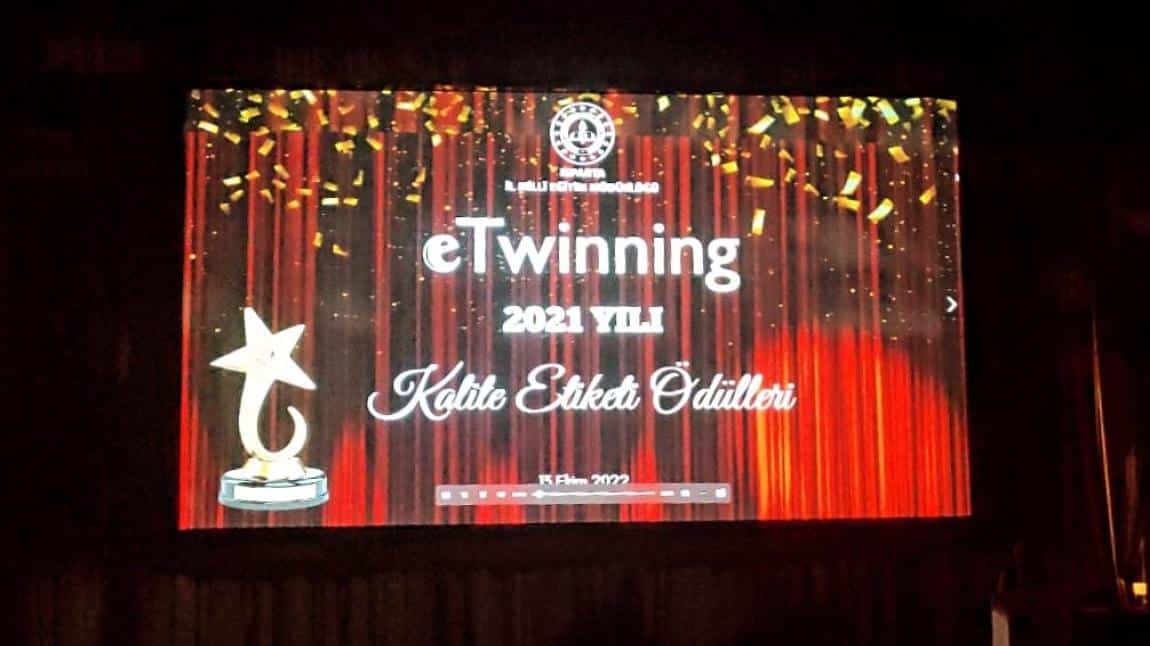 eTwinning Kalite Etiketi Ödül Töreni Yapıldı